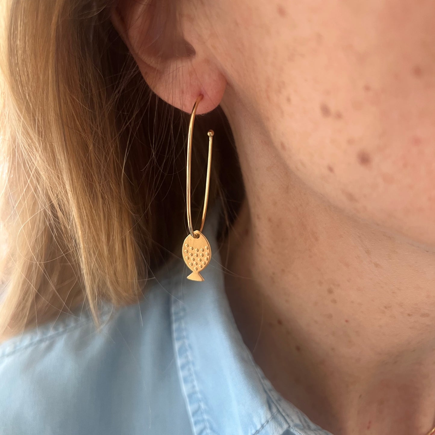 Boucles d'oreilles Fish