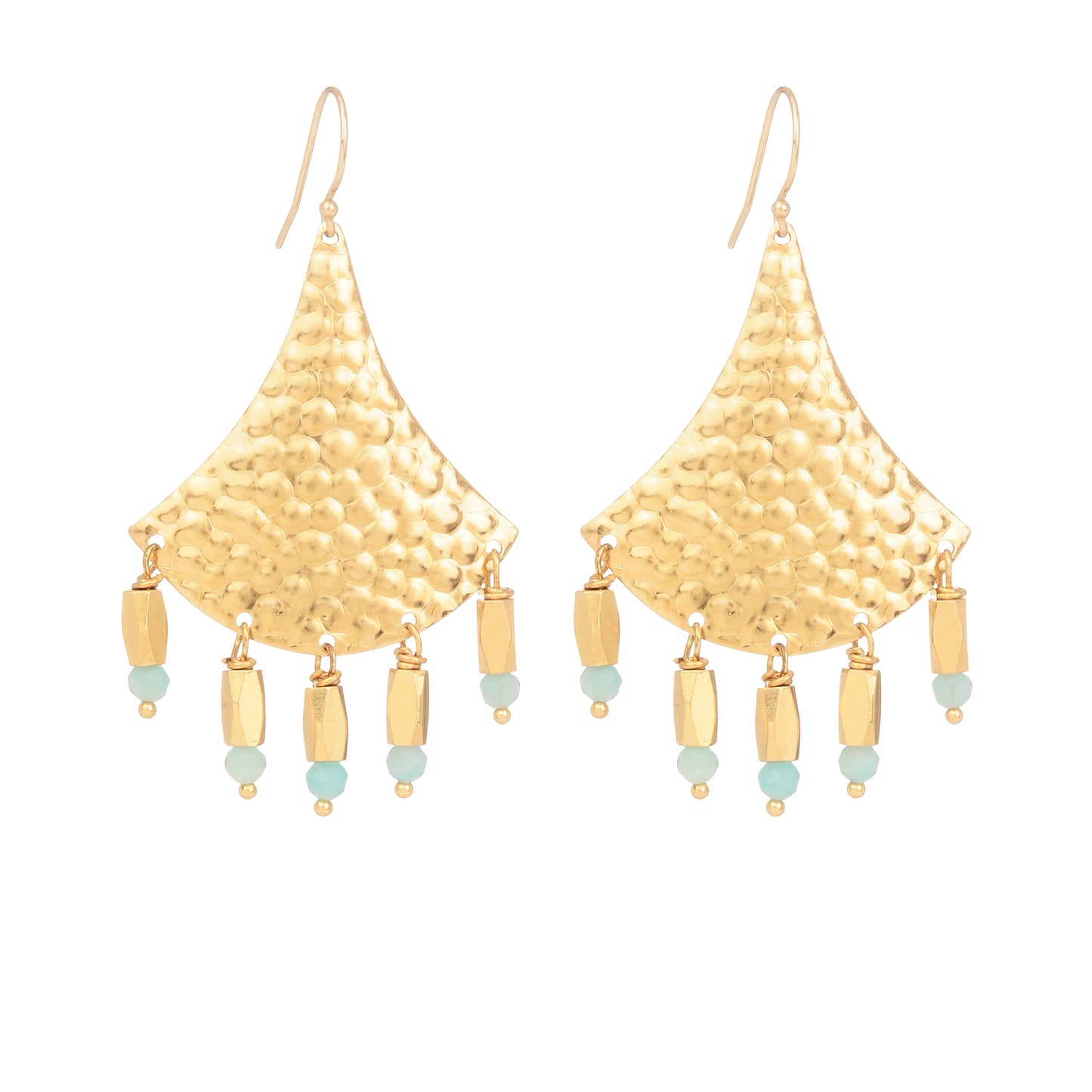 Boucles d'oreilles Ysée amazonite