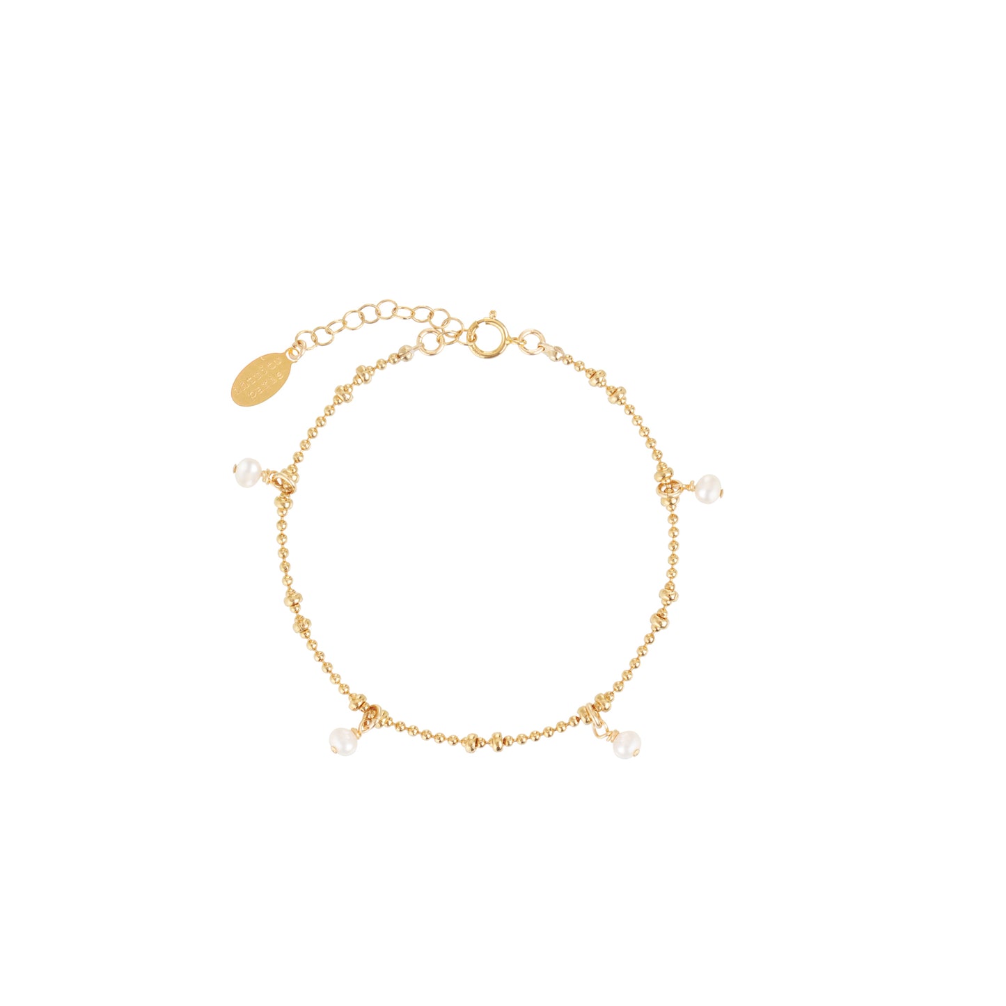 Bracelet Jasmine à pampilles dorées