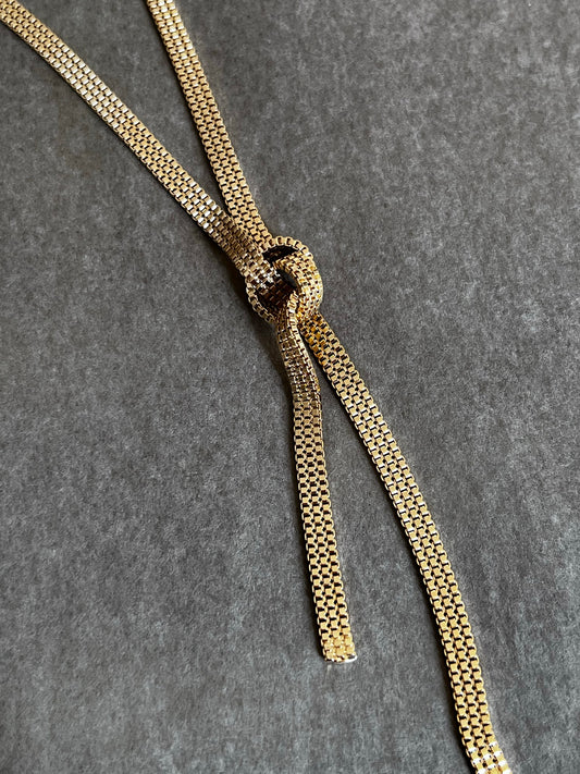 Sautoir Giulia vieil argent